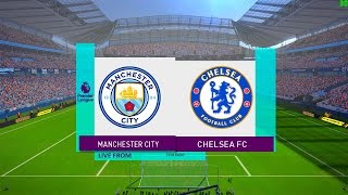 Manchester City vs Chelsea Premier League - PES 2017 Gameplay