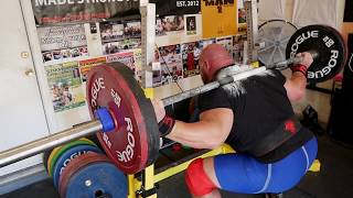 NICK BEST -SQUAT 725lbs, RACK PULLS 900lbs , LEG PRESS 1540LBS