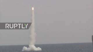 Russia: Submarine launches Kalibr cruise missile in Sea of Japan