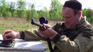 Пристрелка Юкон Егерь 3-9х40 Х01i  на МР18мн