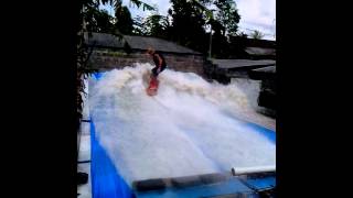 home made flowrider rebuilt
