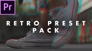 FREE Retro Look Preset Pack for Adobe Premiere Pro (how to use) | Easy Tutorial