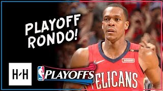 Rajon Rondo Full Game 3 Highlights Pelicans vs Blazers 2018 Playoffs - 16 Pts, 11 Assists!