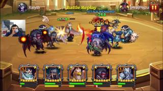 Heroes Charge - Griffin 5 stars o2 & lightning elemental legend in arena - Northern Dragon portal 6