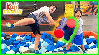 Ryan's 9th Birthday at the Indoor Bounce House with Family!