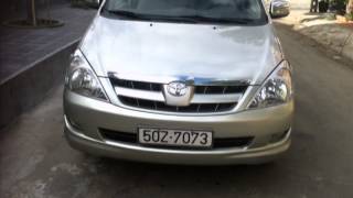 cần bán toyota innova G. màu  xám bạc đời cuối 2007