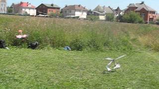 RC-Aviation.ru Автожир, попытка взлета в безветрие