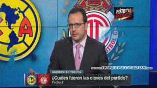 Analisis del AMERICA vs TOLUCA - J2 A2016 - Futbol Picante