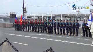 Празднование Дня ВМФ в Санкт-Петербурге