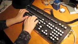 Steampunk Keyboard Touch-typing
