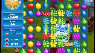 Фруктовая Страна Fruitland три в ряд прохождение уровень 12