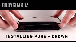 ScreenGuardz Pure® + The Crown Installation video for iPhone 6 / 6 Plus