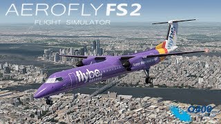 AEROFLY FS 2 FLUGSIMULATOR ✈️ Dash-8 Q400 I Bruchlandung in New York [Deutsch/HD]