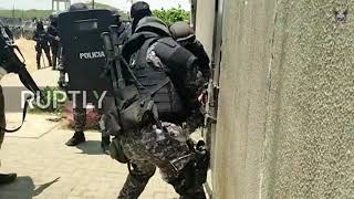 Ecuador: Police take part in search and seizure operations in Guayaquil prison after deadly riots