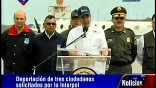 Deportan a tres narcos desde Venezuela hacia Colombia