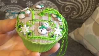 Капкейки на елку.