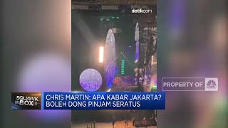 Sapa Penggemar, Chris Martin Baca Pantun Dalam Bahasa Indonesia