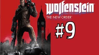 Wolfenstein: The New Order walkthrough gameplay Part 9 "OPEN THE HANGAR GATE" - NAZI ROBOT FIGHT