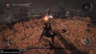Nioh PS4 - босс Мунэсигэ Татибана, дуэль. Без комментариев.