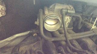 Чистка дрессельной заслонки - cleaning the throttle- Liqui Moly 7578 VW Multivan T5