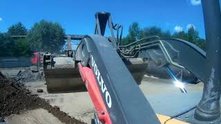 Day at work with Volvo BL71/ Nakládka materiálů