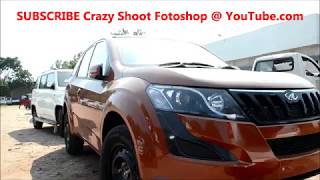 Mahindra New age XUV500 W4 variant 2017 walk around video Sunset Orange