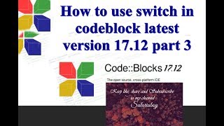 How to use switch in code blocks latest version 17.12 2019