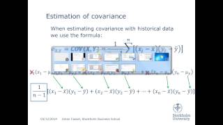 Covariance and Correlation