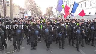 France: Yellow Vests rally against COVID vaccine pass in Paris