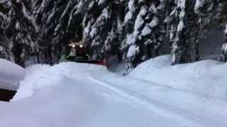 Schneepflug extrem in Westendorf, Tirol