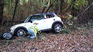 Woman tow truck driver