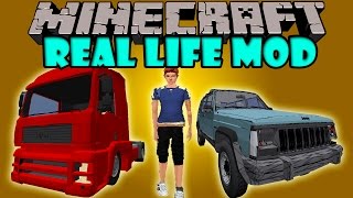 REAL LIFE MOD - Realismo Extremo en Minecraft! - Minecraft mod 1.7.10 Review ESPAÑOL