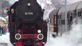 Great steam show / Lok 50 2740 und 52 7596 in Gammertingen - Kriegslok