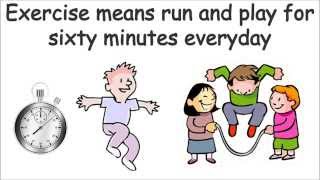 Exercise is Cool- Hip Hop song to teach kids the importance of physical activity- by Mark D. Pencil