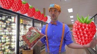 1 Hour of Blippi Educational Videos for Toddlers | Learn Fruit for Kids and More!