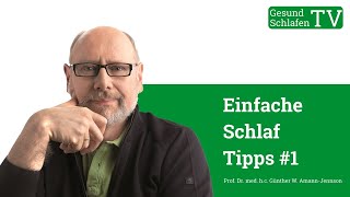 Schlaf-Tipps am Tag des Schlafes - Teil 1