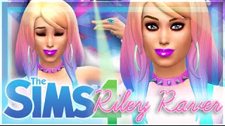 The Sims 4 Create A Sim: Riley Raver (The Party Girl)