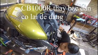 Ê mạy, thay bạc đạn cổ lái dễ ko?? Làm sao canh đc nó đúng hay chưa???