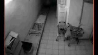 Призрак супермаркета, реальные съемки! Supermarket phantom