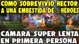 EL COMO SOBREVIVIÓ HECTOR A UNA BRUTAL EMBESTIDA DE 5 HEROES | DOTA 2