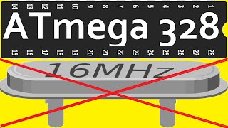Arduino ATmega328 Без кварца without crystal quartz bootloader