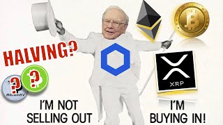 Warren Buffett CHANGES His Tune On BITCOIN! BSV & BCH Halving in Apr = Price EXPLOSION! XRP & Bitso!