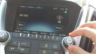 AM daytime bandscan in Chattanooga, Tennessee 530-1290.