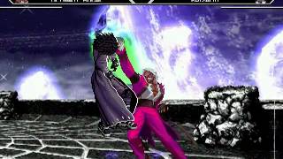 Ultimate Rugal y God Adel vs Sinobu, Krizalid y Omega Rugal