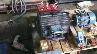 асинхронный двигатель 7 5kw работает от ИБП