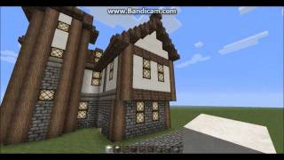 Inn/Tavern - Minecraft Modular Medieval Town Tutorial 05