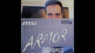 O monstro chegou!!!  MSI GTX 1080 Armor OC