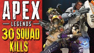 Apex Legends - 30 Squad Kills Stream Highlight! - Tombie, Sgt. Pepper, Twicii