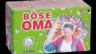 LESLI FEUERWERK NEUHEIT 2013 - Böse Oma (Röder Vorschießen) [1080p Full HD]