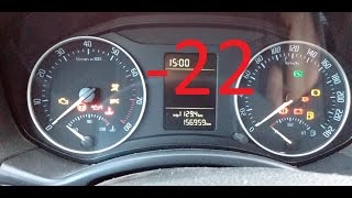 Запуск двигателя в МОРОЗ при БОЛЬШОМ ПРОБЕГЕ Skoda Octavia a5